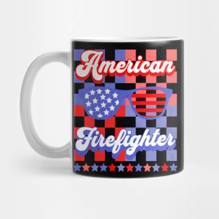 American Firefigher 4th of July Shirt Mug